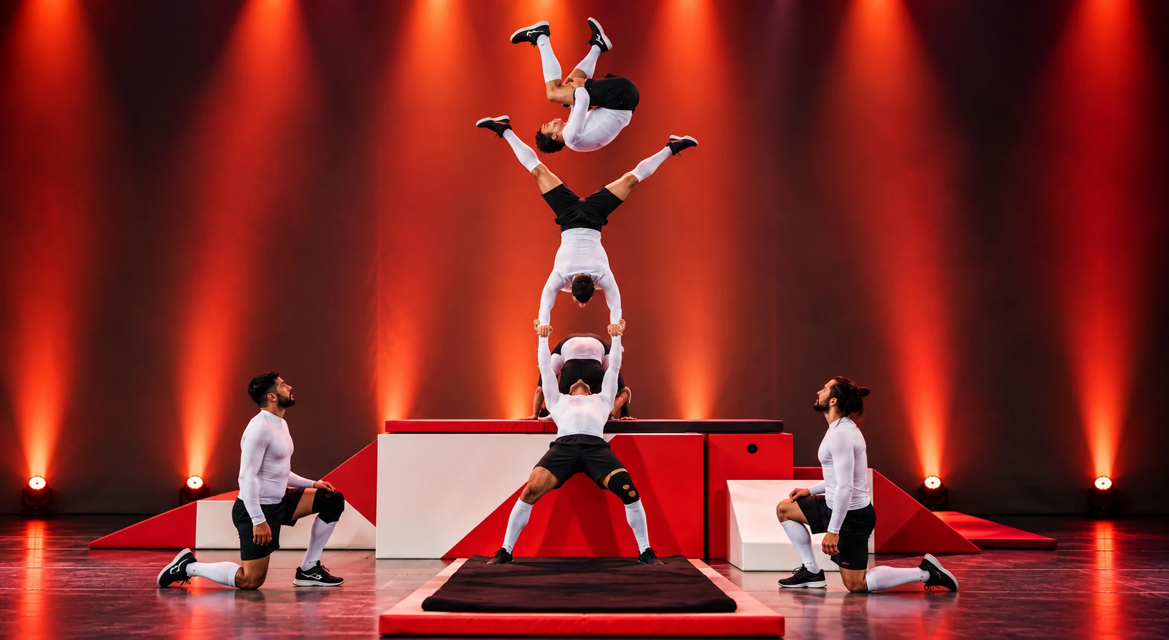 Spectacle Trace par les acrobates Ninja Park